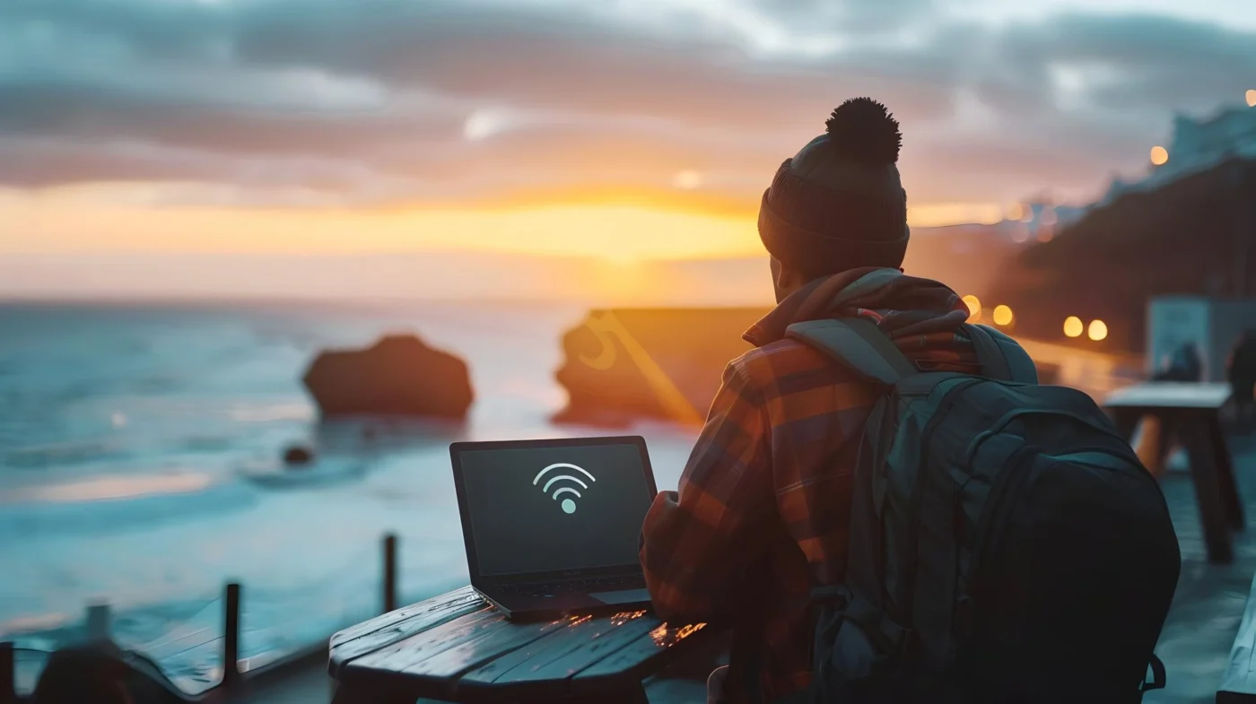 using internet while travelling