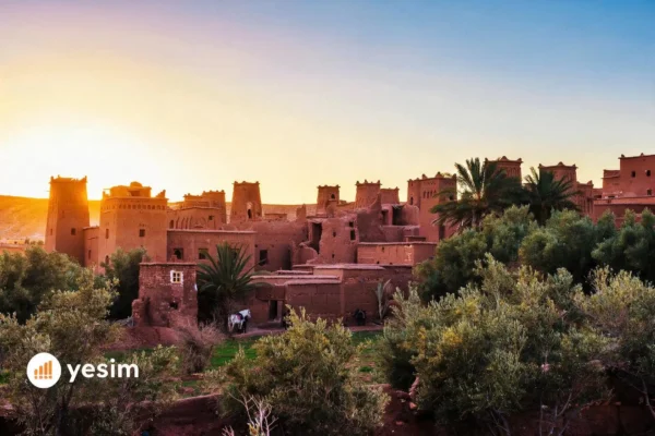 using cards in Morocco